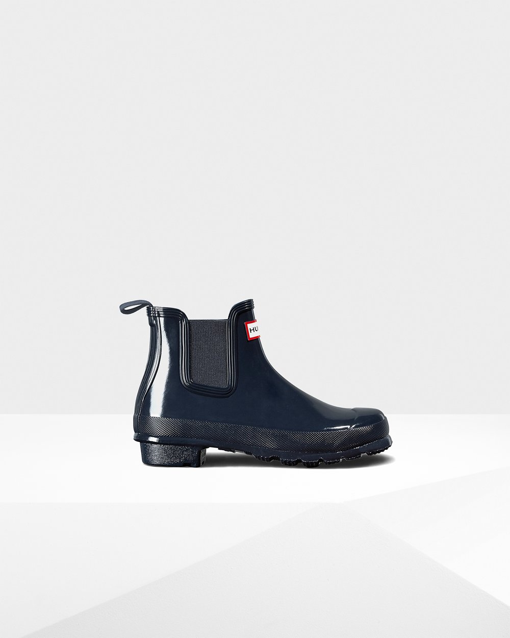 Botas Chelsea Hunter Feminina Azul Marinho - Original Gloss - 84OXCBKGS